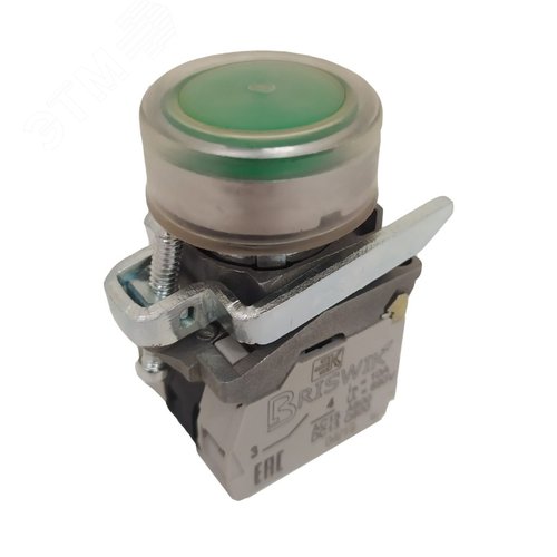 Изображение товара Выключатель КМЕ 4211м -ЛС 24В зеленый 1но+1нз Цилиндр IP65 с Инд (шт)