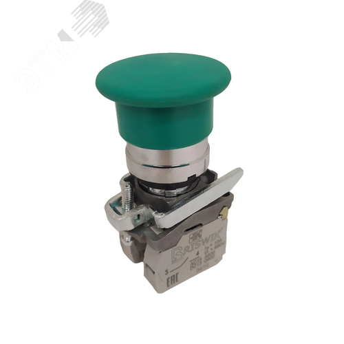 Изображение товара Выключатель КМЕ 5111м -С зеленый 1но+1нз Гриб IP40 (шт)