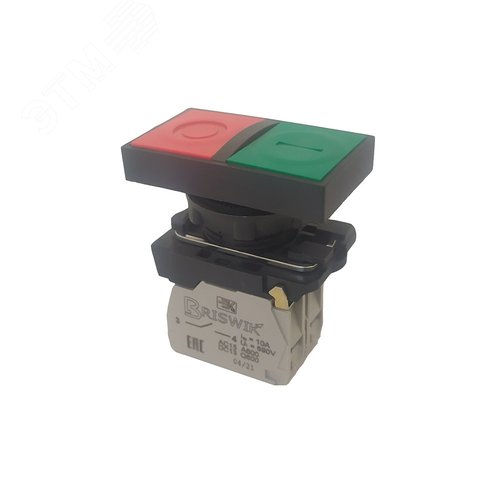 Изображение товара Выключатель КМЕ 8111м зел-красн IP40 УХЛ3 10А 1но+1нз aB-FB-0Ai-0621 (шт)