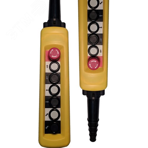 Изображение товара Пульт ПКТ-66Б-C (6 двухскоростных кнопок 2НО+ гриб с фиксацией1НЗ) пульт (шт)