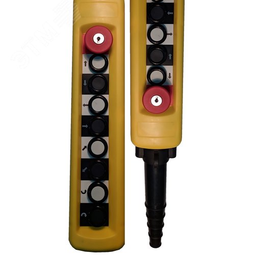 Изображение товара Пост тельферный ПКТ-80Б-CК(XACA8713.SК.BR) (8 кнопок1НО+гриб с фиксацией Ключом1НЗ) (шт)