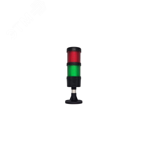 Изображение товара Колонна светосигнальная STM-K6-RGZ230-2-54 60мм 100-240В AC зуммер тип крепления 2 двухцветная (шт)