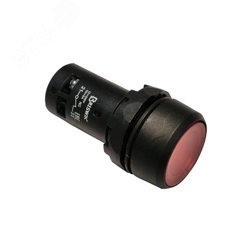 Изображение товара КМЕ 1101м -Л 24В красный 0но+1нз Цилиндр-моноблок IP40 с Инд (EB2F-01D ) (шт)