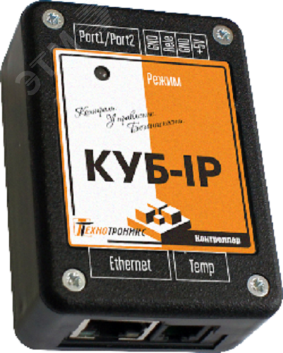 Изображение товара Контроллер управляющий блочный КУБ-IP Ethernet для контроля температуры влажности