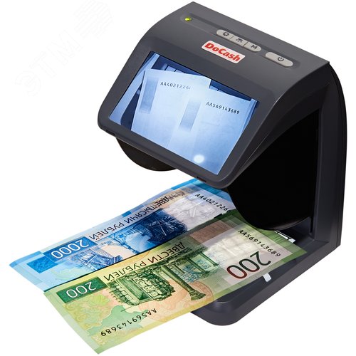 Изображение товара Детектор банкнот универсальный DoCash Mini Combo 11729 (шт)