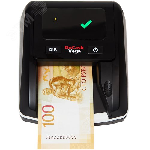 Изображение товара Детектор банкнот автоматический DoCash Vega RUB (c АКБ) 13566 (шт)