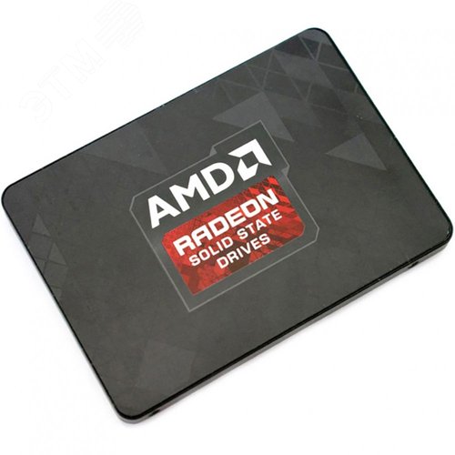 Изображение товара Накопитель SSD 2.5'' 120 ГБ, AMD Radeon R5 R5SL120G, 3D TLC, 544/349 Мб/с (шт)