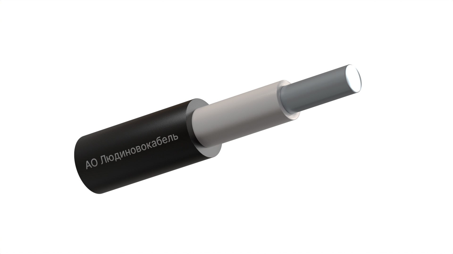 Кабель АВВГ 1Х2.5ок бел-0,66