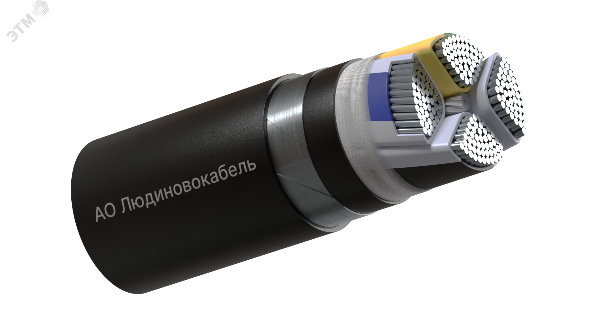 Изображение товара Кабель силовой АПвБШп(г) 4х150 мс(N)-1 для промышленных систем
