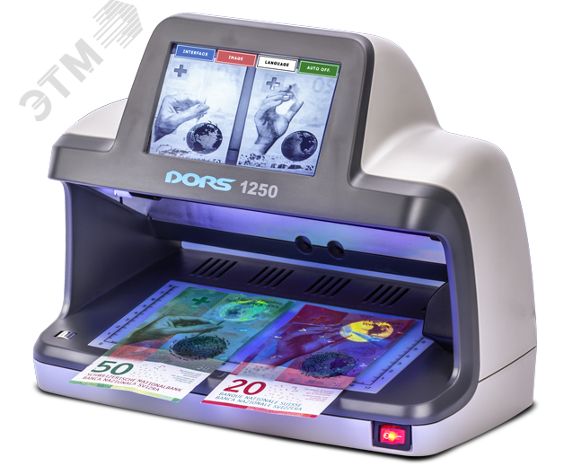 Изображение товара Детектор банкнот DORS 1250 Professional просмотровый универсальный FRZ-044867 (шт)