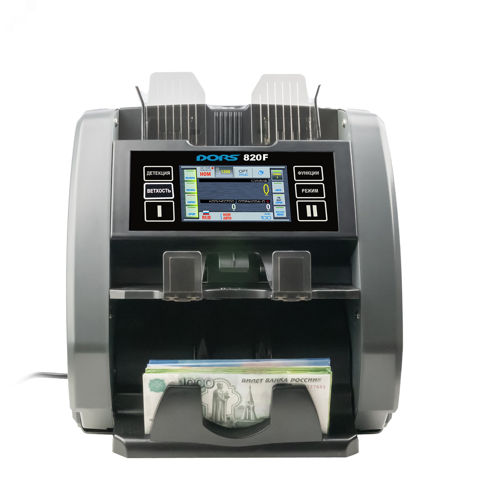 Изображение товара Сортировщик банкнот DORS 820F двухкарманный с функцией ветхования