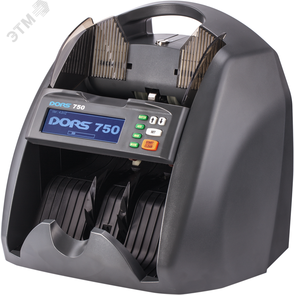 Изображение товара Счетчик банкнот DORS 750 с определением номинала и проверкой подлинности