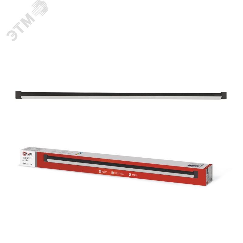 Изображение товара Светильник трековый линейный LED LTR-01R-TL 50Вт 4000К черный