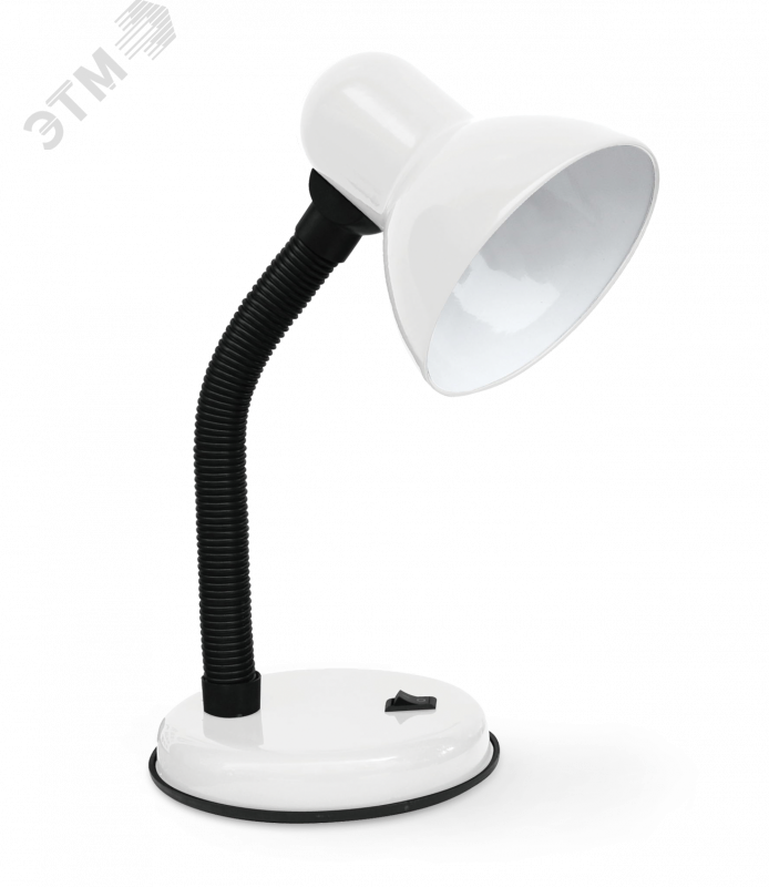Изображение товара Настольный светильник СНО 22 БЕЛЫЙ с регулируемой стойкой и патроном Е27