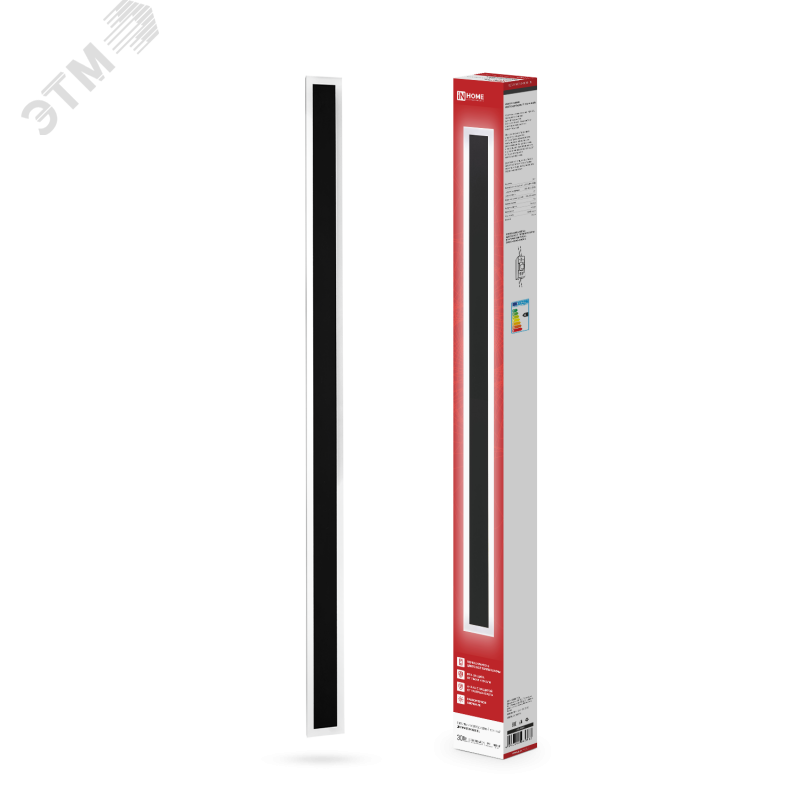 Изображение товара Уличный светодиодный светильник IN-HOME MARS90-30AC-ВL 30Вт IP54 черный парковка дорожное освещение