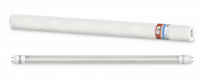 Лампа светодиодная LEDT8RПPRO 10Вт 230В G13R 6500К 1000Лм 600мм прозрачная поворотная