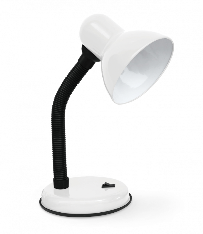 Светильник наст п/лампу на основании СНО 22Б-E27 230 В БЕЛЫЙ (с подвесом) IN HOME