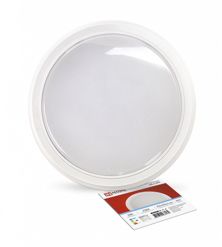 Светильник светодиодный СПБ-2-КРУГ 20 Вт 6500К 1400Лм 250 мм белый IN HOME