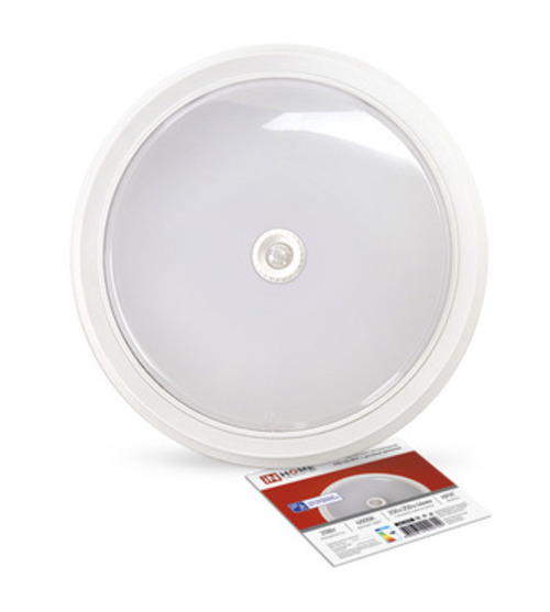 Светильник светодиодный СПБ-2Д-КРУГ 20Вт 4000К 1400Лм 250мм с настраиваемым датчиком белый IN HOME