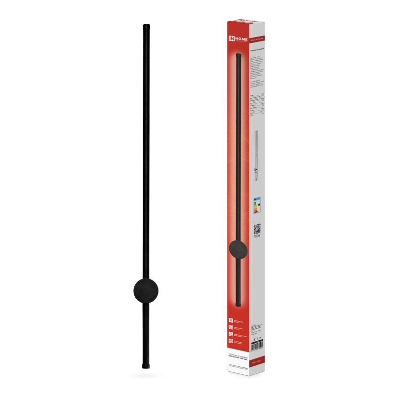 Светильник светодиодный ESTETIKA ART-100B-40BL 20Вт 230В 4000K 1400Лм 1000х60x98 черный IN HOME