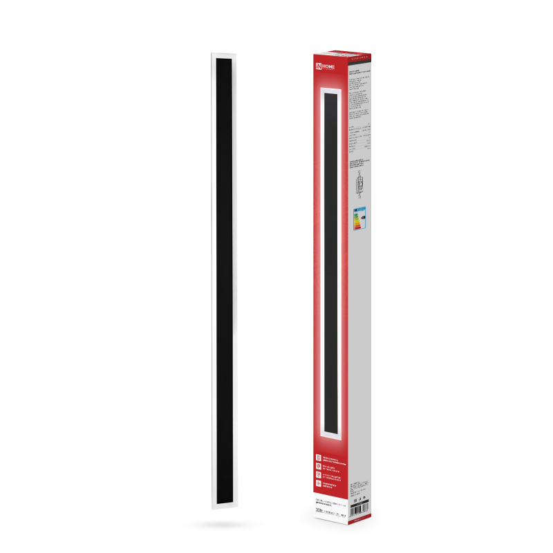 Светильник уличный светодиодный ДБУ MARS90-30AC-ВL 30Вт 3CCT 900x80 IP54 черный IN HOME