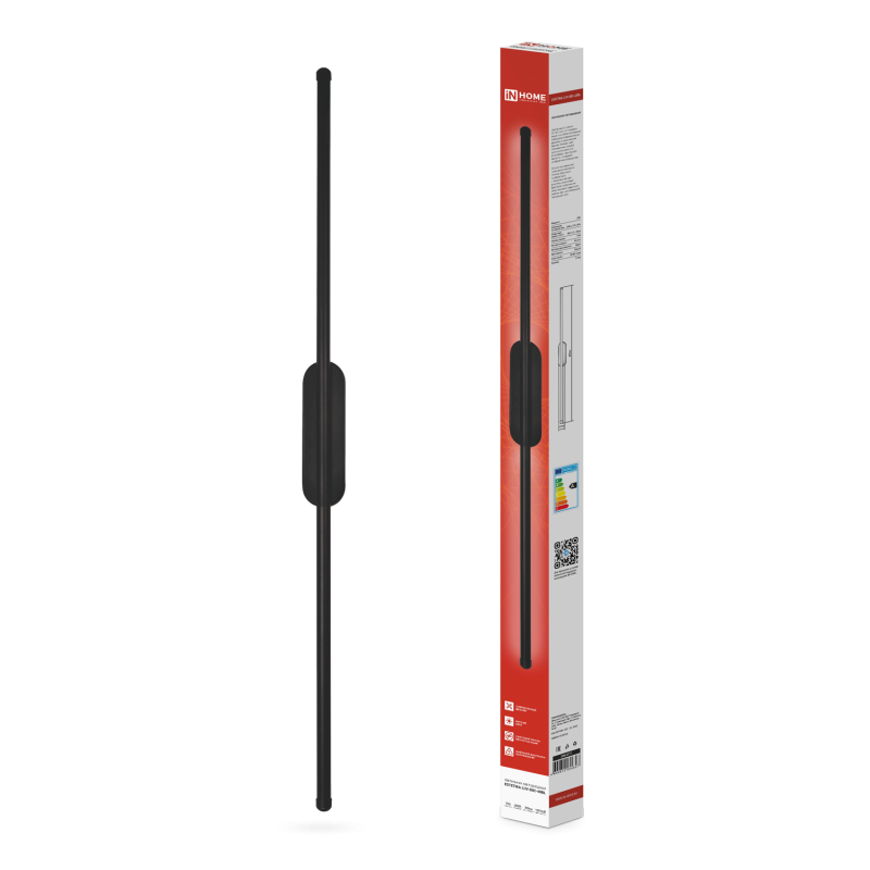 Светильник светодиодный ESTETIKA LUV-80C-40BL 15Вт 230В 4000K 1050Лм 800х50x25 черный IN HOME