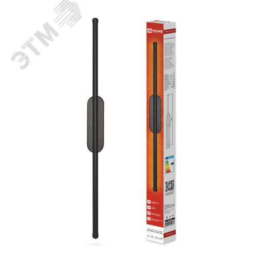 Изображение товара Светильник светодиодный ESTETIKA LUV-60C-30BL 10Вт 230В 3000K 700Лм 600х50x25 черный IN HOME (шт)