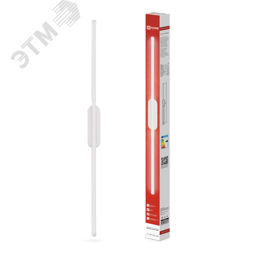 Изображение товара Светильник светодиодный ESTETIKA LUV-80C-40WH 15Вт 230В 4000K 1050Лм 800х50x25 белый IN HOME (шт)