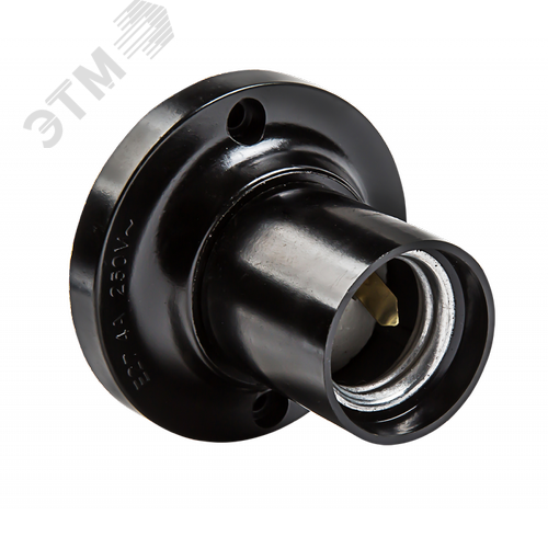 Изображение товара Патрон Е27 Ф П-01 Е27 карболитовый потолочный IN HOME (шт)