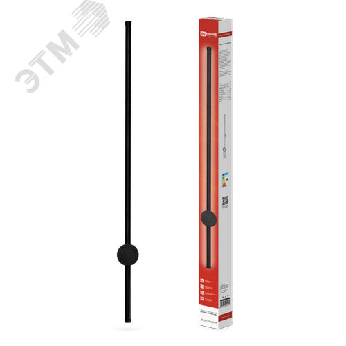 Изображение товара Светильник светодиодный ESTETIKA ART-100B-40BL 20Вт 230В 4000K 1400Лм 1000х60x98 черный IN HOME (шт)