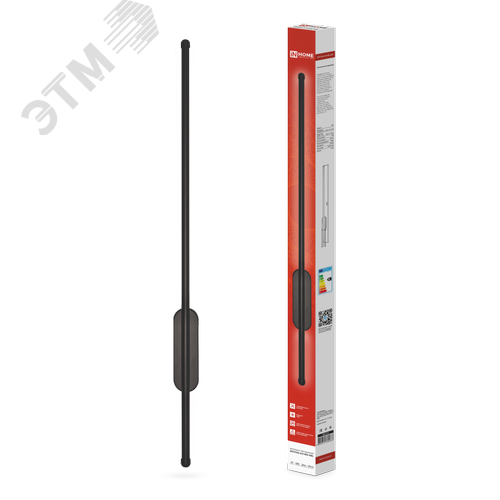 Изображение товара Светильник светодиодный ESTETIKA LUV-80B-40BL 15Вт 230В 4000K 1050Лм 800х50x25 черный IN HOME (шт)