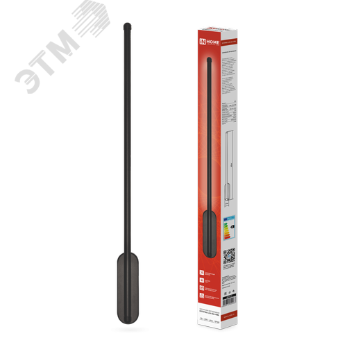 Светильник светодиодный ESTETIKA LUV-60A-40BL 10Вт 230В 4000K 700Лм 600х50x25 черный IN HOME - фото 1