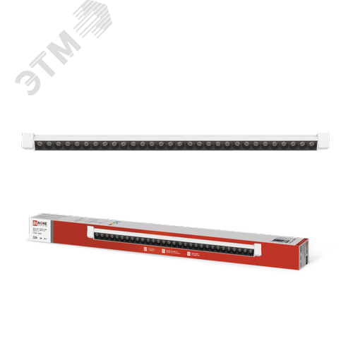 Светильник трековый линейный светодиодный поворотный LTR-02R-TL 50Вт 4000К 5000Лм 870мм IP40 24 градуса белый серии TOP-LINE IN HOME - фото 1