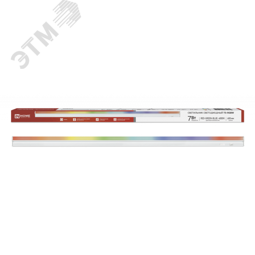 Изображение товара Светильник светодиодный СПБ-Т5-RGBW 7Вт 230B red-green-blue-4000K 600мм IN HOME (шт)