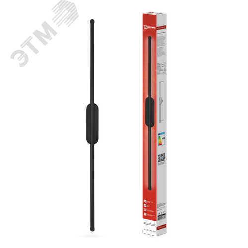 Изображение товара Светильник светодиодный ESTETIKA LUV-80C-40BL 15Вт 230В 4000K 1050Лм 800х50x25 черный IN HOME (шт)