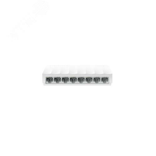 Изображение товара Коммутатор неуправляемый 8 портов RJ45 10 100 Мб/с (шт)