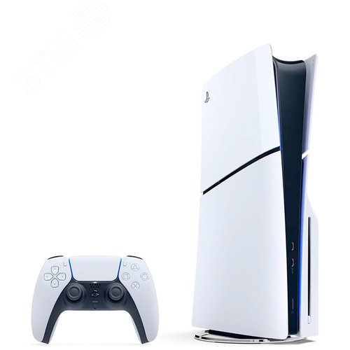 Изображение товара Консоль игровая PlayStation 5 Slim Blue-Ray, 1 ТБ,белая (шт)