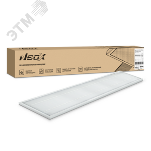Изображение товара Светодиодная панель ДВО-01 45Вт 6500K NEOX универсальная для офиса