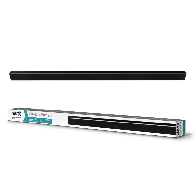 Светильник светодиодный ДБО-K-LINE 24Вт 60гр 6500К 2280Лм 95лм/Вт черный IP40 NEOX