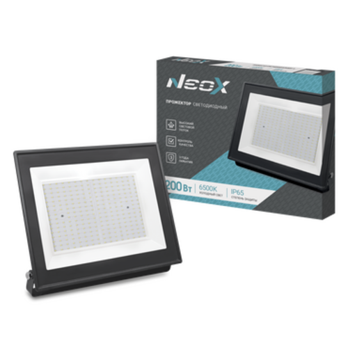 Прожектор светодиодный ДДО-8 200 Вт 6500К 20000 Лм 100 Лм/ Вт IP65