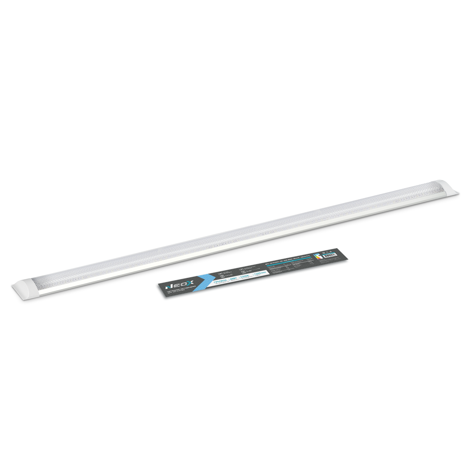 Светильник светодиодный ДПО-108 ПРИЗМА 48Вт 6500К 1200мм IP40