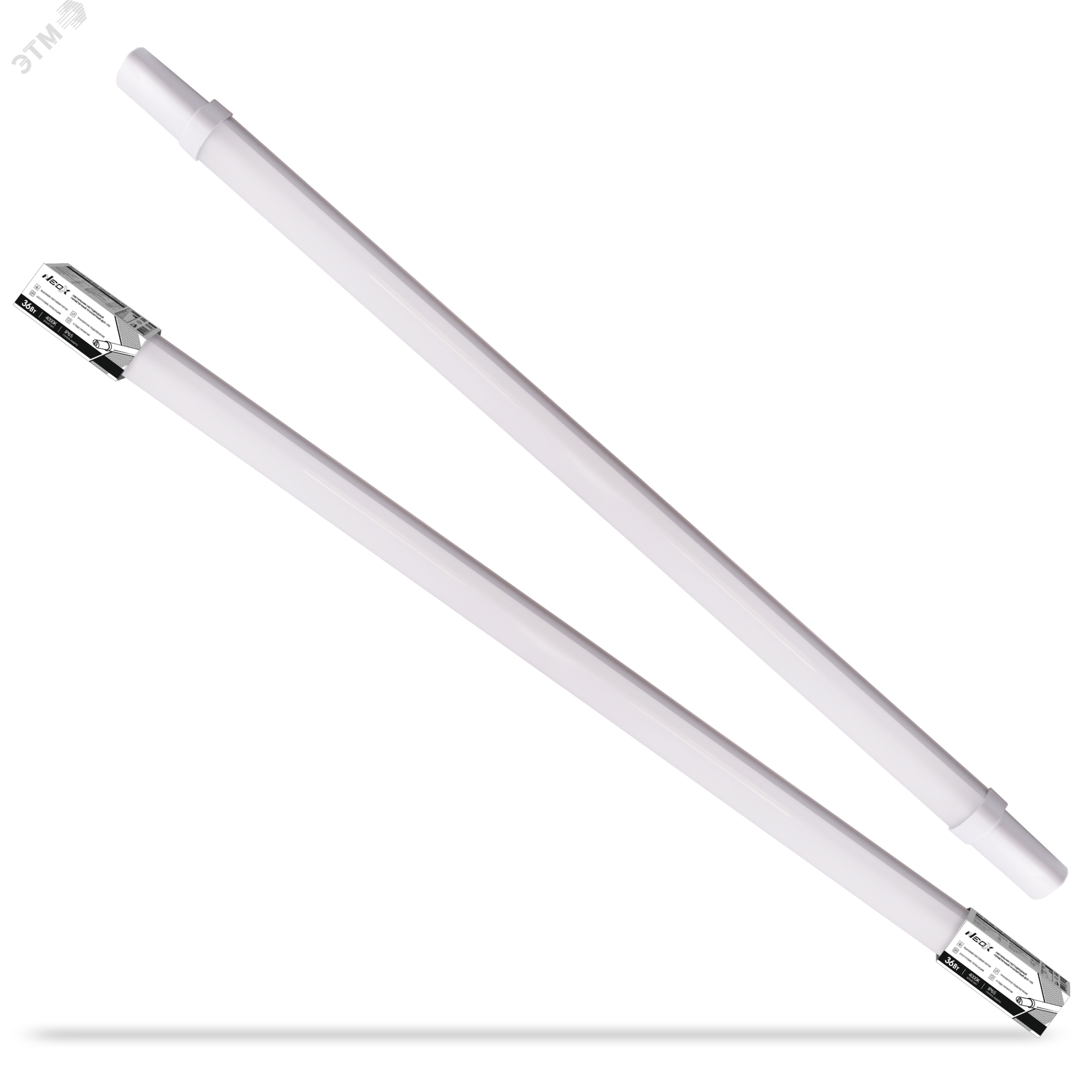 Изображение товара Светильник светодиодный герметичный транзитный ДСП-155 36Вт 4000К 4500Лм 125лм/Вт 1200х60х35мм IP67 (шт)