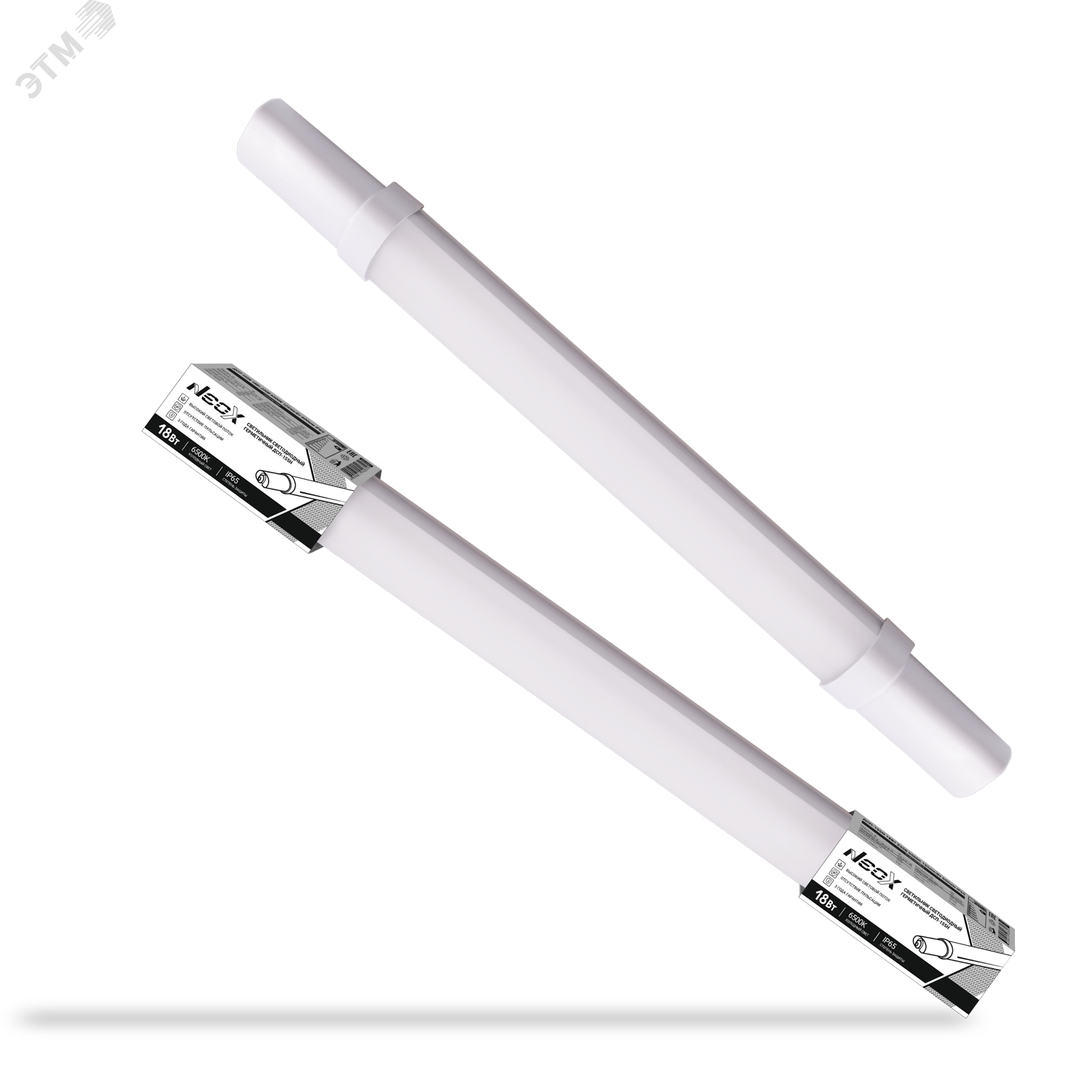 Изображение товара Светильник светодиодный герметичный ДСП-155Н 18Вт 6500К 2250Лм 125лм/Вт 600х60х35мм IP67 (шт)