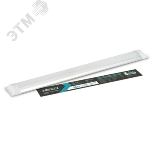 Изображение товара Светильник светодиодный ДПО-108 18Вт 6500К 600мм IP40 (шт)