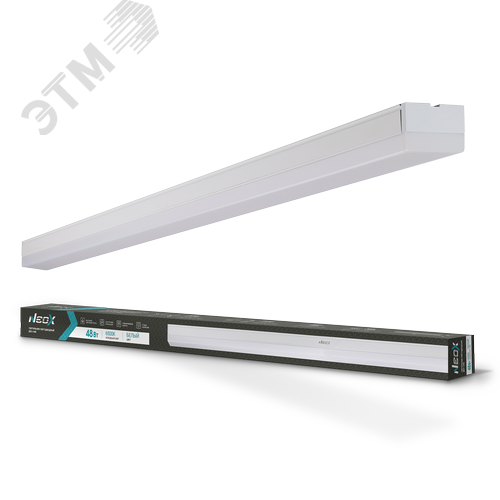 Изображение товара Светильник светодиодный ДБО-LINE 48Вт 6500К 4800Лм 100лм/Вт белый IP40 (шт)