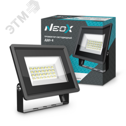 Изображение товара Прожектор светодиодный ДДО-8 20 Вт 6500К 2000 Лм 100 Лм/ Вт IP65 (шт)