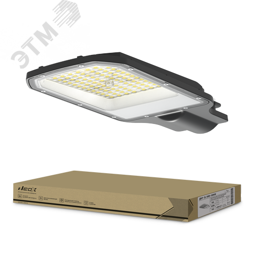 Изображение товара Светильник уличный линзованный светодиодный ДКУ-2L 50Вт 230В 5000К 6250 Лм 125лм/Вт 42-48мм IP65 (шт)