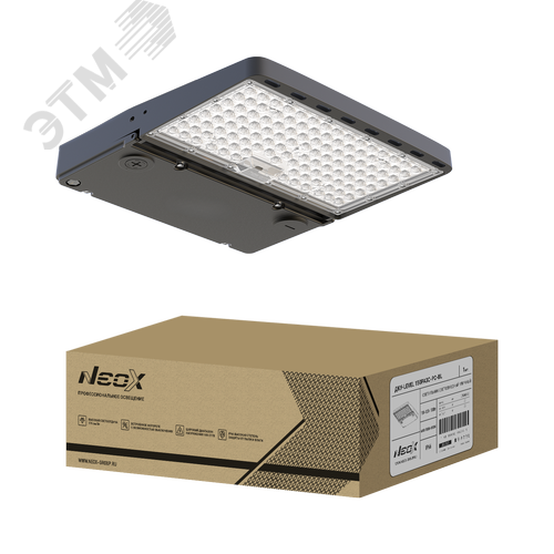 Изображение товара Светильник уличный светодиодный ДКУ-LEVEL 150PA3C-PC-BL 100-240В 150/120/100Вт 175лм/Вт 3CCT 5лет IP65 (шт)