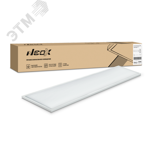 Изображение товара Панель светодиодная универсальная ДВО-01 4040-ОПАЛ 40Вт 230В 4000К 1195x180мм (шт)