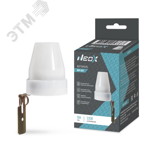 Изображение товара Фотореле ФР 601 10А NEOX (шт)